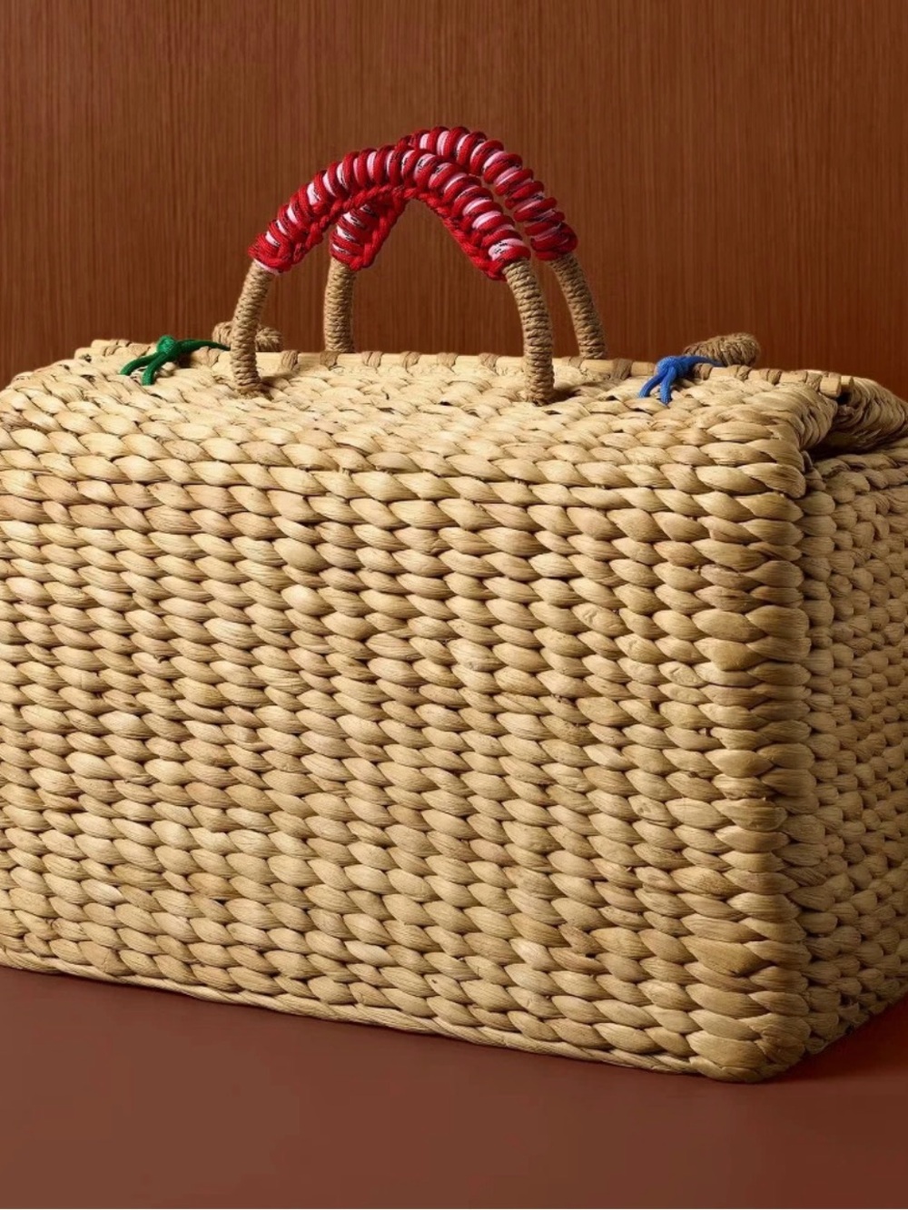 Woven Weekender Tote Handbag - Rosie Assoulin Natural NWT - Picture 1 of 4